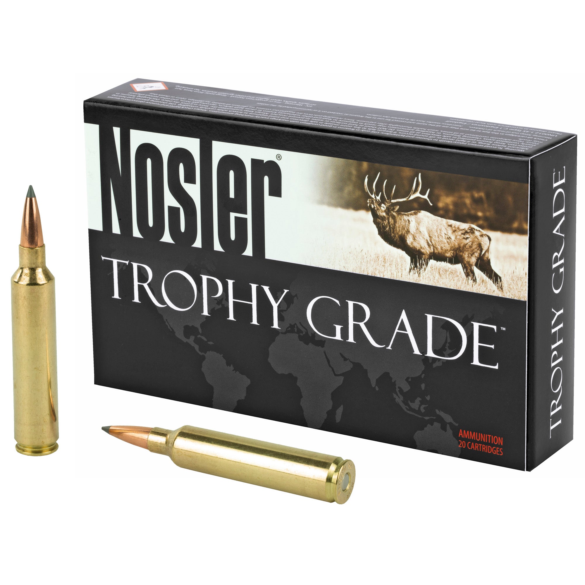 Nosler 60155 Trophy Grade Nosler Spitzer AccuBond Long Range  175 Grain .28 Nosler