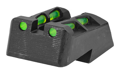 Hi-Viz SF2109 LiteWave Rear Sight for Springfield Armory 1911, Fits All Production Models, Green/Red/Black LitePipes