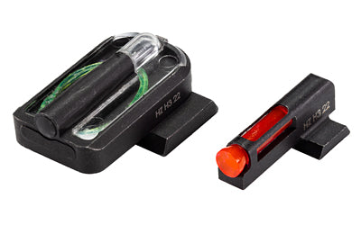 Hi-Viz TRFD21 FastDot H3 Tritium/Fiber Optic Night Sight Set for Taurus G3 and GX4, Red Front with Green Rear