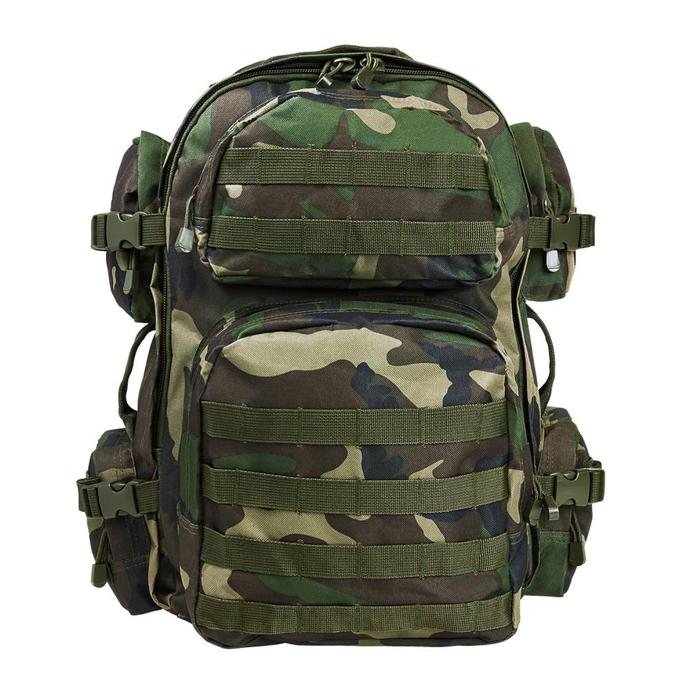 NcStar VISM Tactical Backpack Woodland Camo - MOLLE Compatible
