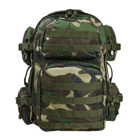 NcStar VISM Tactical Backpack Woodland Camo - MOLLE Compatible