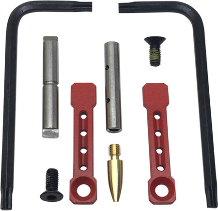 KNS Non-Rotating Gen ST Pin Kit AR15/M16 .154 Red