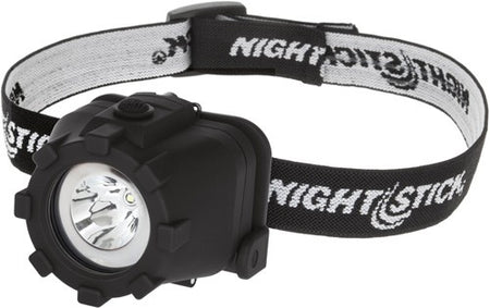 Nightstick Multi-Function Headlamp 120/70 Lumen Waterproof 3AAA