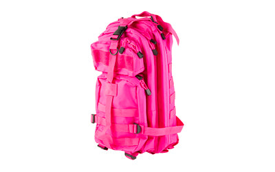 NcSTAR VISM Small Backpack, Pink, 669 Cubic Inch Main Compartment, Loop Fastener Exterior, Adjustable Padded Straps CBSP2949
