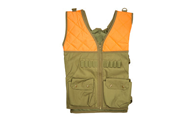 NcSTAR VISM Hunting Vest, Blaze Orange, Shotshell Loops, Large Game Pouch, Medium to XL CHV2942TO