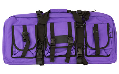 NcSTAR Deluxe Sub Gun Case, Purple, 27.5"x11" Padded Main Compartment, Fits Sub Guns/AR & AK Pistols CVCPD2962PR-28