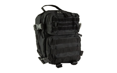 NcSTAR VISM Every Day Backpack, Black, 12.5"x11.5"x3" Main Compartment, MOLLE Webbing, Cinch Straps CVEDP3056B
