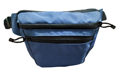 NcSTAR VISM CCW Fanny Pack, Blue, Concealed Carry Compartment, Lockable Dual Zippers, 60" Adjustable Strap CVFP3057BL