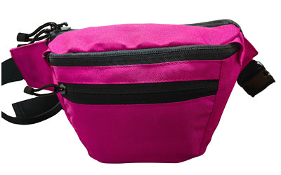 NcSTAR VISM CCW Fanny Pack, Pink, Concealed Carry Compartment, Lockable Dual Zippers, 60" Adjustable Strap CVFP3057P