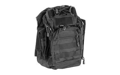 NcSTAR VISM First Responder Utility Bag, Black Nylon, MOLLE/PALS Webbing, Concealed Carry Pocket, Shoulder Strap