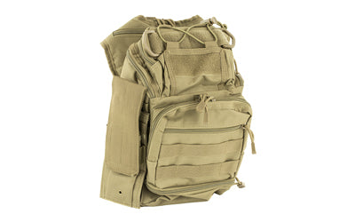 NcSTAR First Responder Utility Bag, Tan Nylon, MOLLE/PALS Webbing, Concealed Carry Pocket CVFRB2918T