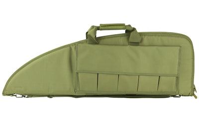 NcSTAR VISM 2907 Series Green Nylon Rifle Case 36" with 5 Exterior Magazine Pouches CVG2907-36