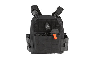 NcSTAR Quick Release Laser Cut Plate Carrier, Black, 2XL, CVLCQRL3055B