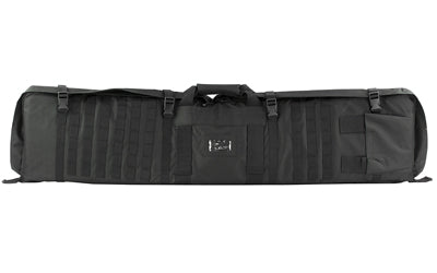 NcSTAR VISM 48" Black Rifle Case and Shooting Mat, Unfolds to 66", MOLLE Webbing, Backpack Straps