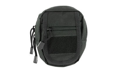 NcSTAR Small Utility Pouch, Black Nylon, MOLLE Straps, Zippered Compartments CVSUP2934B
