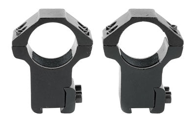 NcSTAR 3/8" Dovetail Scope Rings for 1" Tube Scopes, 2-Piece Set, Aluminum, Black RB27