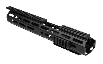 NcSTAR MLOK Extended Handguard, AR-15 Carbine Length Gas System, Fixed Front Sight Base, Drop-In, Black Anodized VMARMLCE