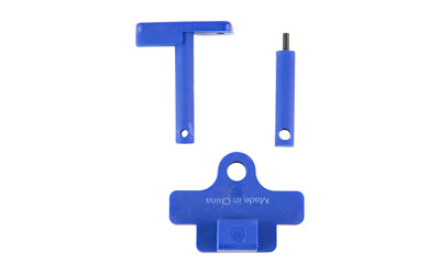 NcSTAR AR15 Front Receiver Pin Installation Tool Set, 4-Piece, Polymer and Steel, Blue/Silver VTARFRP