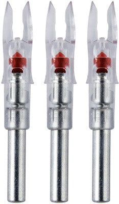 Nockturnal S-Series Lighted Arrow Nock Red 3-Pack