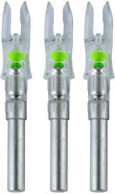 Nockturnal S-Series Lighted Arrow Nock Green 3-Pack