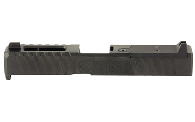 Noveske DM Slide, DLC Black, Direct Mount Optics Ready, Fits Glock 19 Gen 3, Includes End Plate, Cover Plate w/Rear Sight, Front Sight