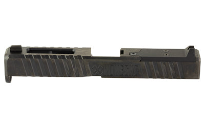 Noveske DM Slide, DLC Black, Direct Mount Optics Ready, Fits Glock 17 Gen 5, Includes End Plate, Cover Plate w/Rear Sight, Front Sight