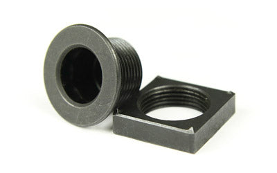 Noveske Quick Detach Flush Mount for Plastic Stocks and Handguards, Steel QD Mount and Nut, 4 Position Rotation Limited, Black