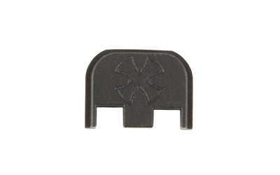 Noveske End Plate, DLC Black Finish, Cross Logo, Fits Glock 17 and 19