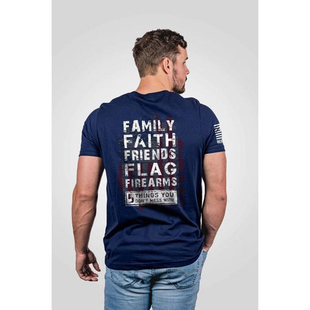 Nine Line 5 Things Short Sleeve Shirt Midnight Navy - Small