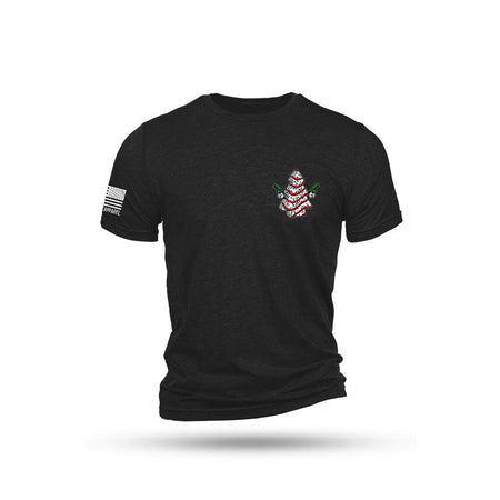 Nine Line Cake Tree Triblend Short Sleeve T-Shirt Black 2XL