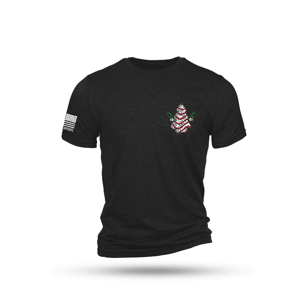 Nine Line Cake Tree Triblend Short Sleeve T-Shirt Black Large