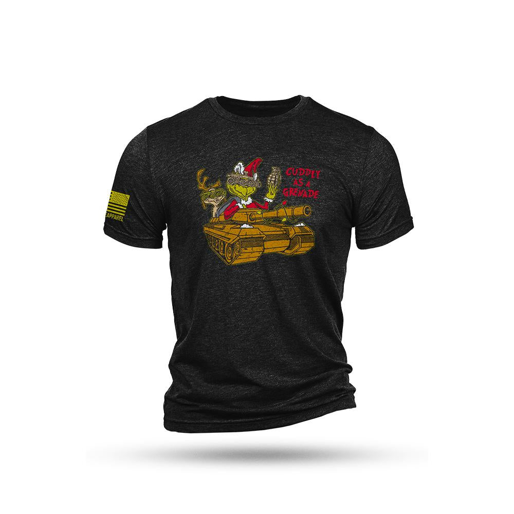 Nine Line Apparel Grinch Triblend Short Sleeve T-Shirt Black Small