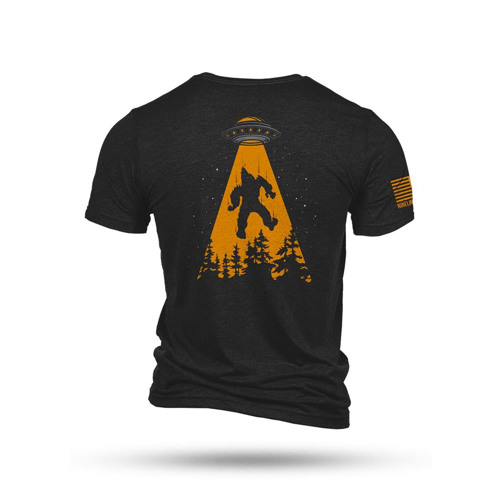 Nine Line UFO Squatch Triblend T-Shirt Black XL