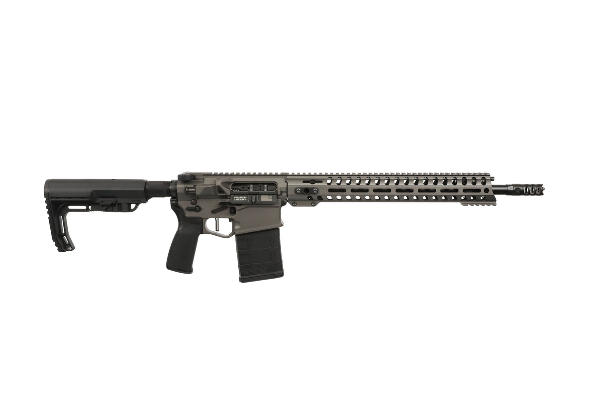 Patriot Ordnance Factory 01932 Revolution DI 308 Win 20+1 16.50" Black Nitride Tungsten Cerakote