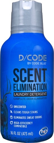 D-Code Unscented Scent Elimination Laundry Detergent 16 fl oz