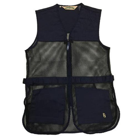Bob Allen Full Mesh Dual Pad Shooting Vest Navy Blue Extra Large