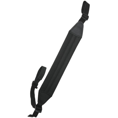 Outdoor Connection Value Sling Fabric with Leather End Tabs Black