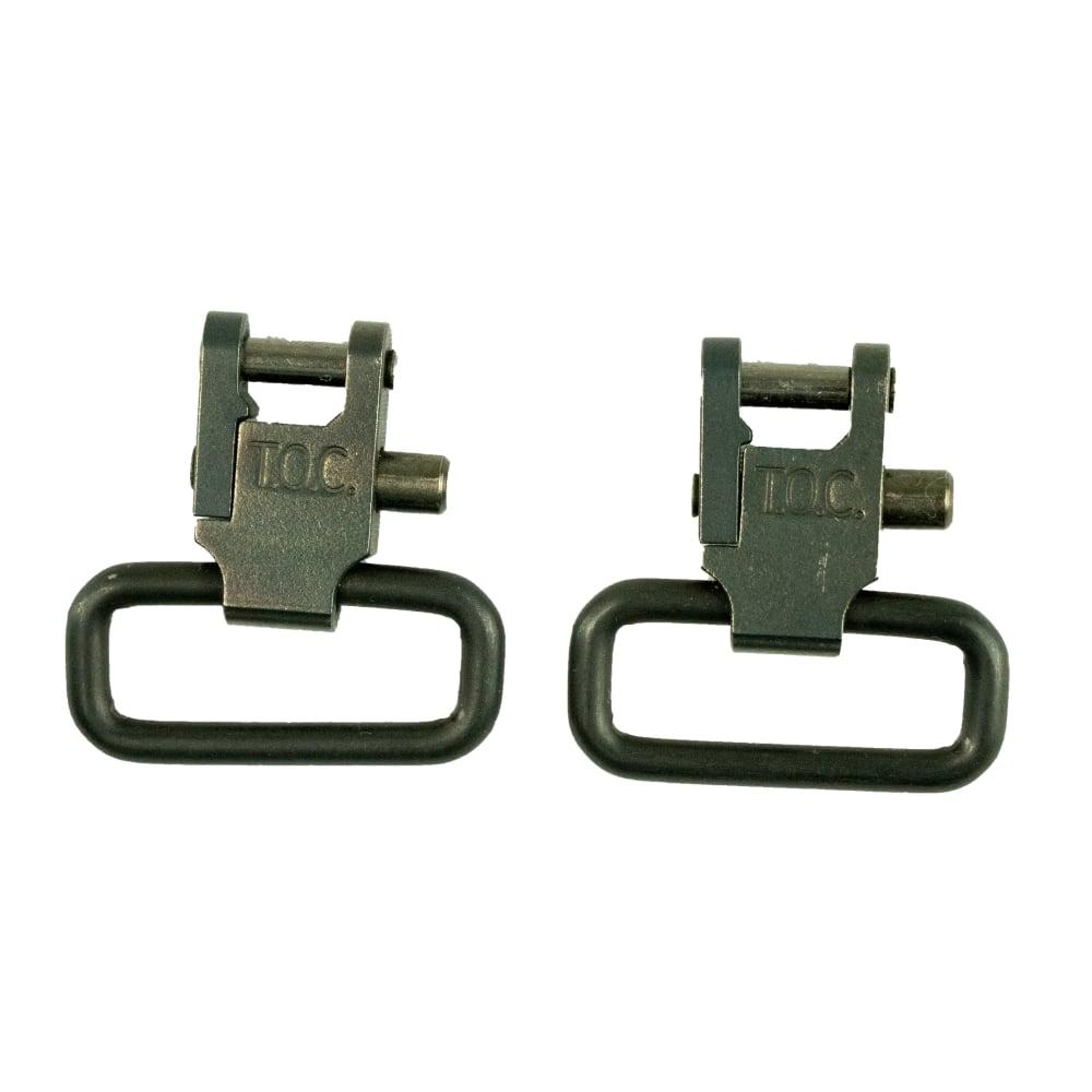 Outdoor Connection Raptor 1.25" Sling Swivels - Black Oxide Finish
