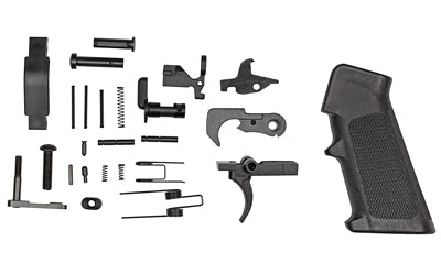 Odin Works Enhanced Lower Parts Kit for AR-15, Nitride Coated, Black, 31 Piece