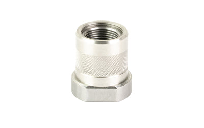 Odin Works Thread Adapter 1/2x28 to 5/8x24 for .223 Rem/5.56 NATO, 416R Stainless Steel, Silver SUP-TA-1-2-TO-5-8