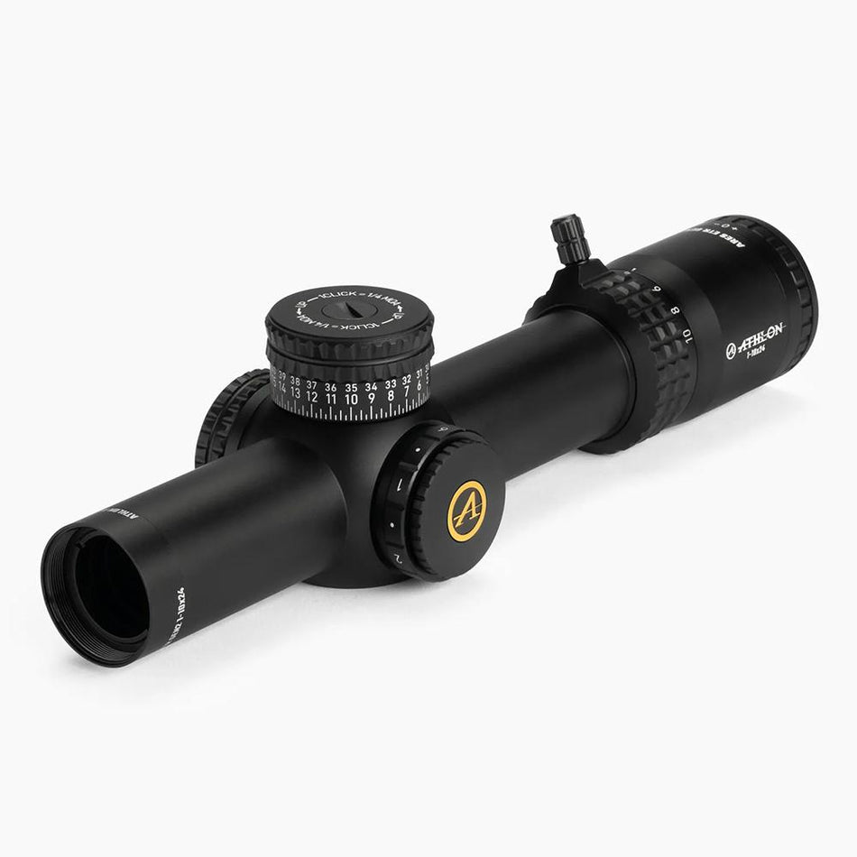 Athlon Ares ETR Gen 2 UHD 1-10x24 Rifle Scope 34mm FFP ATMR2 MOA Illum Black