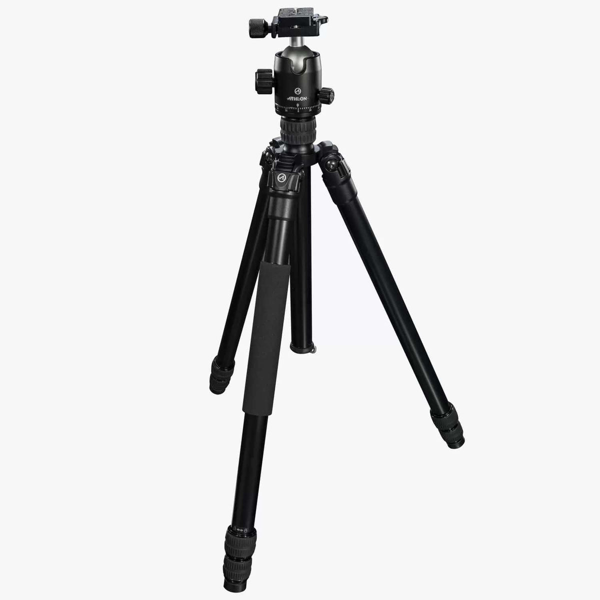 Athlon Midas AL28 Aluminum Tripod 17"-65" Black with Soft Carrying Case