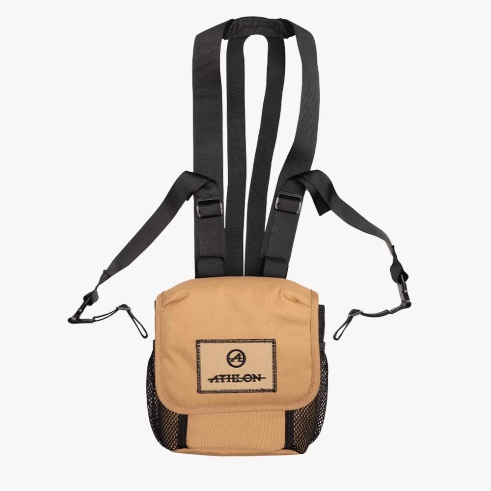 Athlon Binocular Harness Compact 4-Point with Magnetic Closure Tan