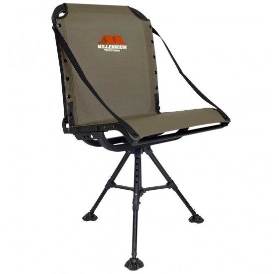Millennium G100 Ground Blind Hunting Chair with Adjustable Leveling Legs