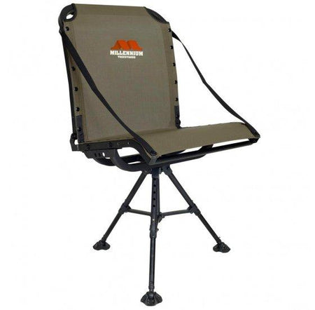 Millennium G100 Ground Blind Hunting Chair with Adjustable Leveling Legs
