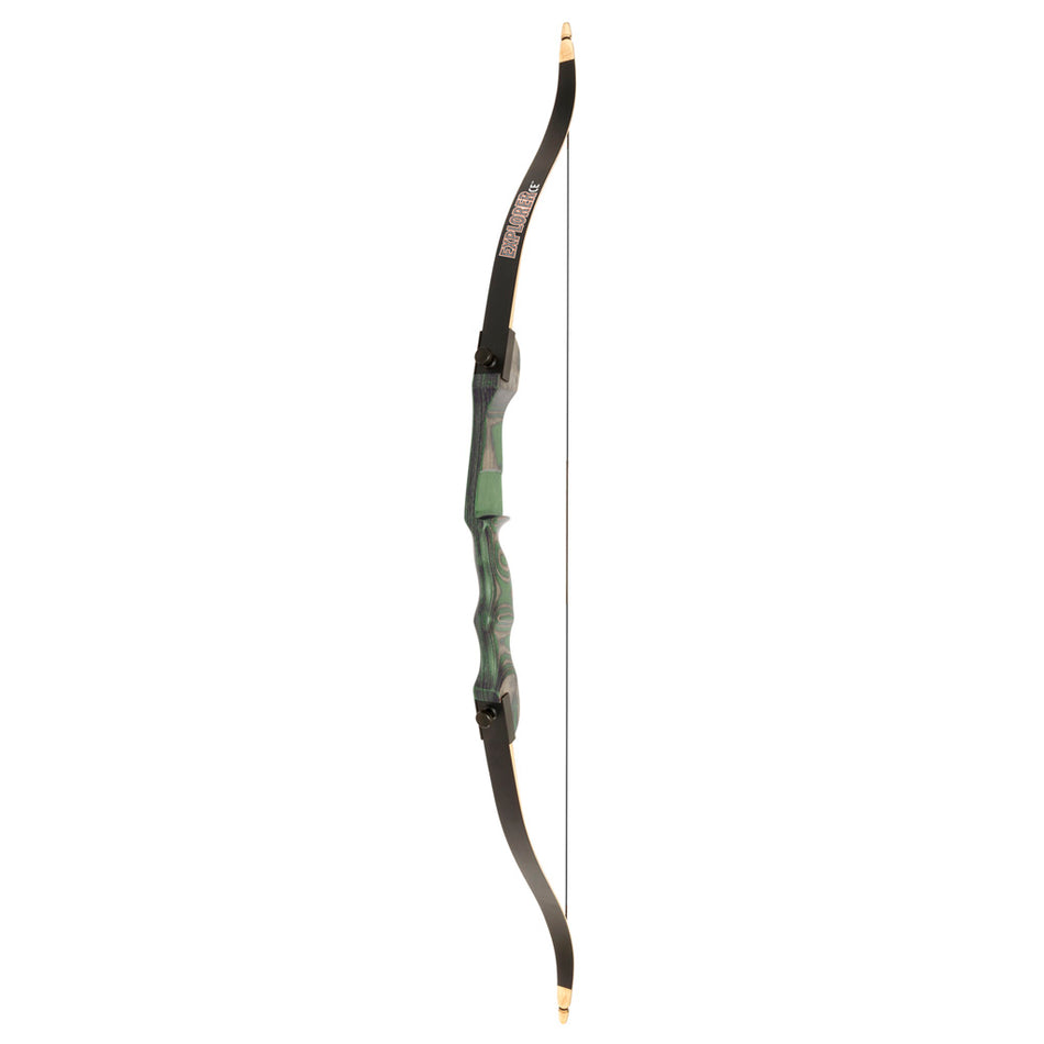 October Mountain Explorer CE Take-Down Recurve Bow Green 54 in. 15 lbs. Left Hand