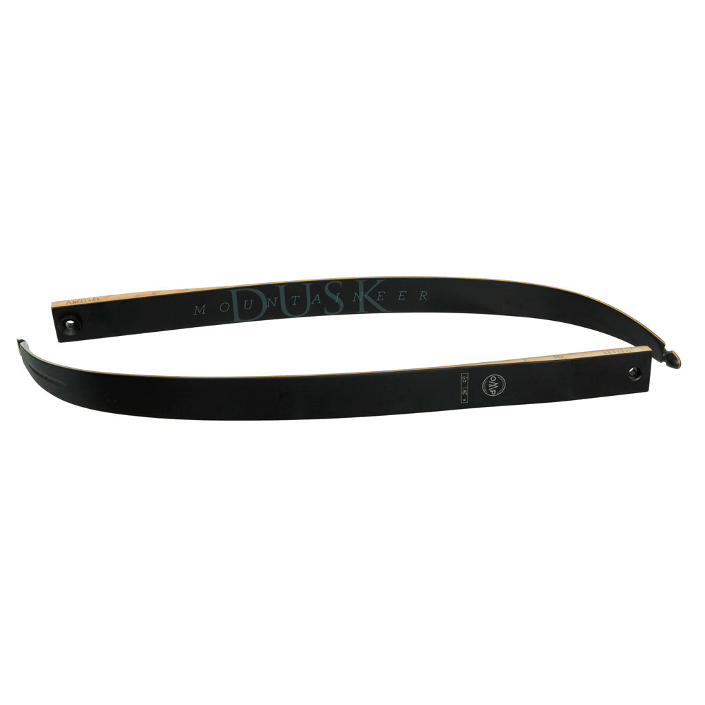 October Mountain Mountaineer Dusk Recurve Limbs 62 in. 55 lbs. Bamboo