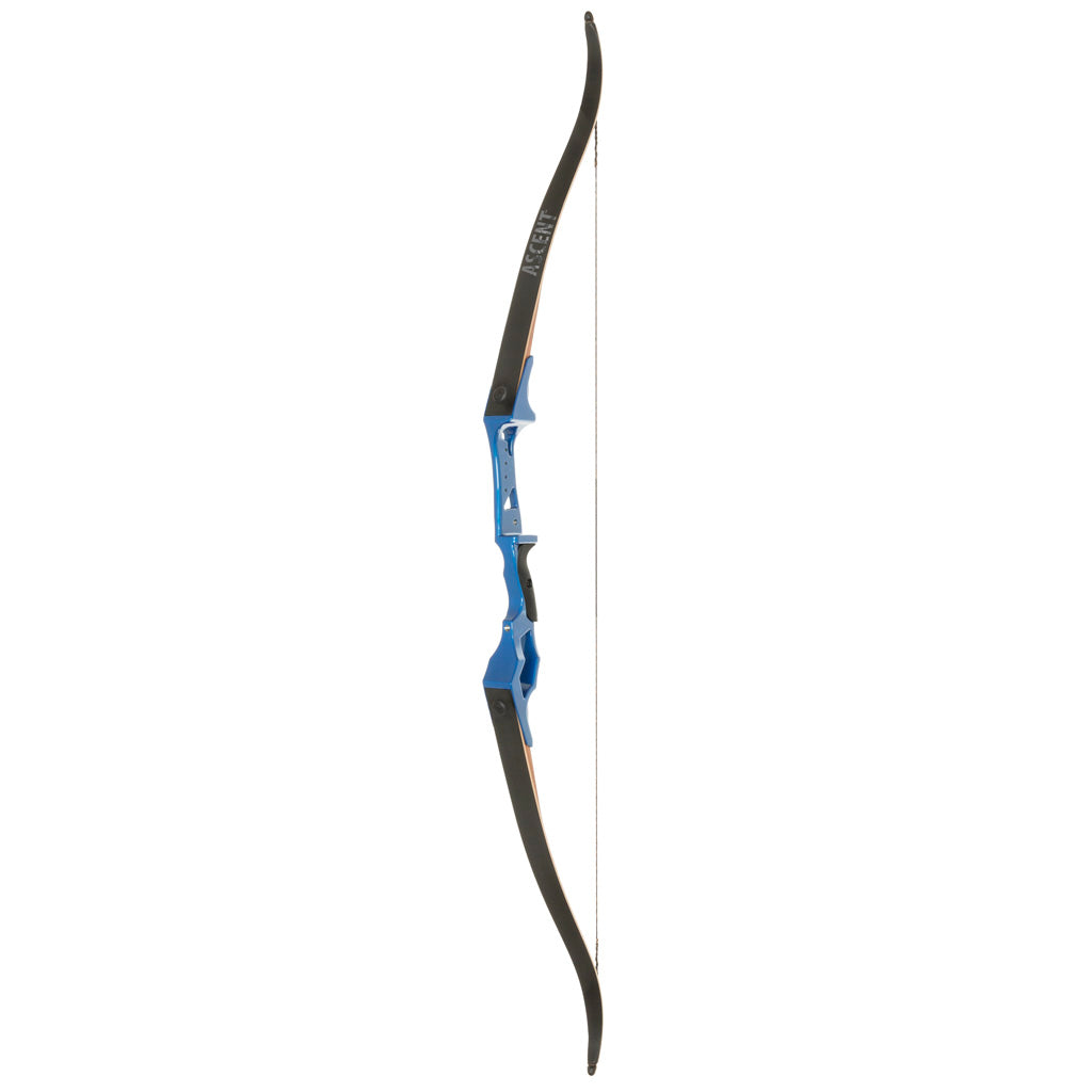 October Mountain Ascent Recurve Bow 58 in. 35 lbs. Right Hand - Blue