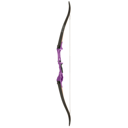 October Mountain Ascent Recurve Bow 58 in. 40 lbs. Right Hand - Purple