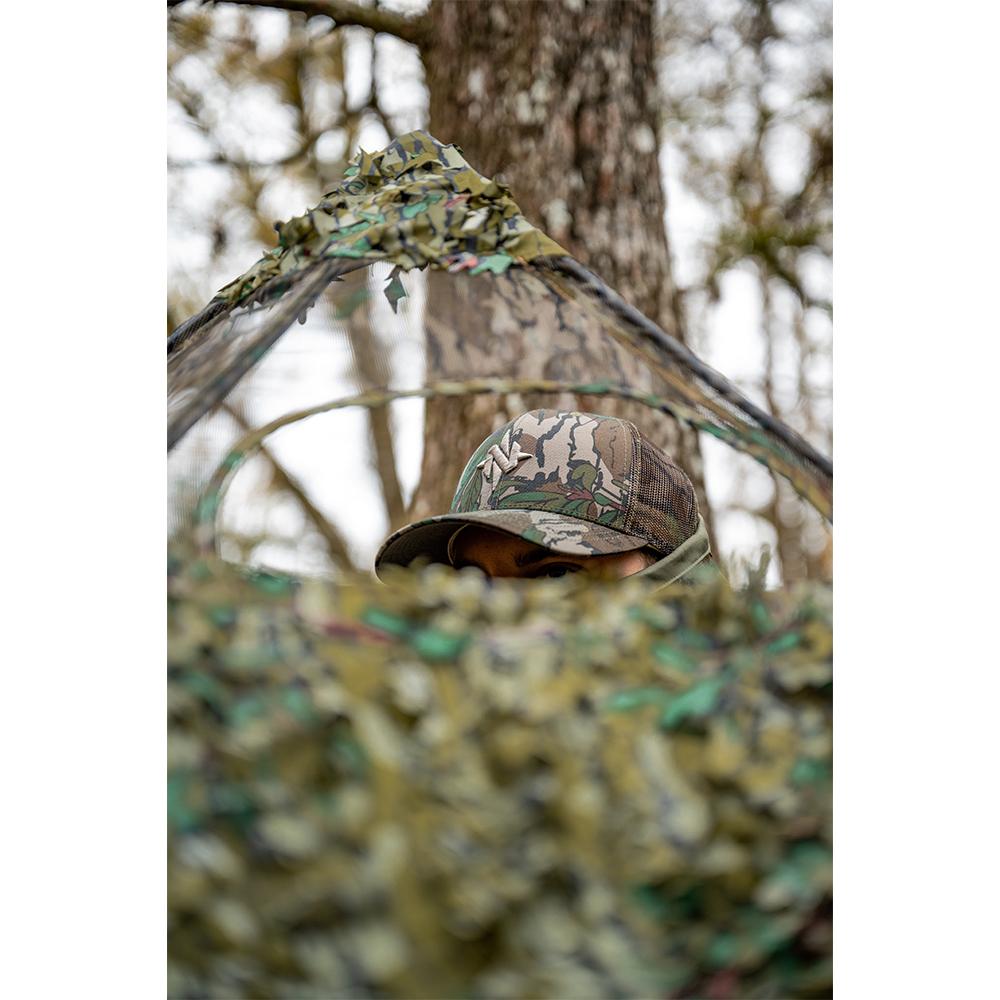 Nomad Assault Camo Trucker Hat Mossy Oak Greenleaf Adjustable